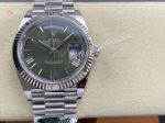 AR Factory Rolex Daydate 40*12.2mm 3255 Movement Dark Grey Face Romans Markers SS Band Watch